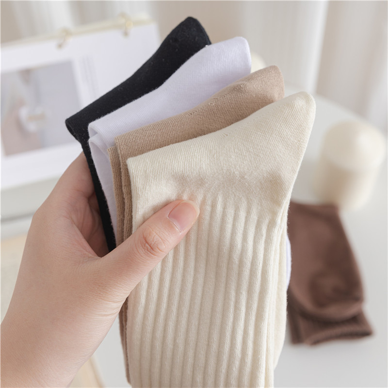 Tất vớ trơn gân to nam nữ