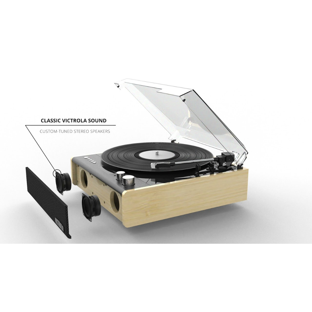 Victrola Eastwood 3-speed turntable, Built-in speakers, Dual BT, ceramic stylus - Hàng chính hãng - New 100%