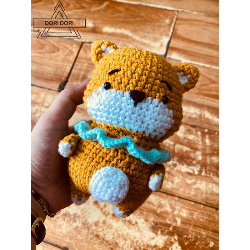 ( hàng có sẵn) 12 con giáp - Cún con handmade Dori Dori móc len