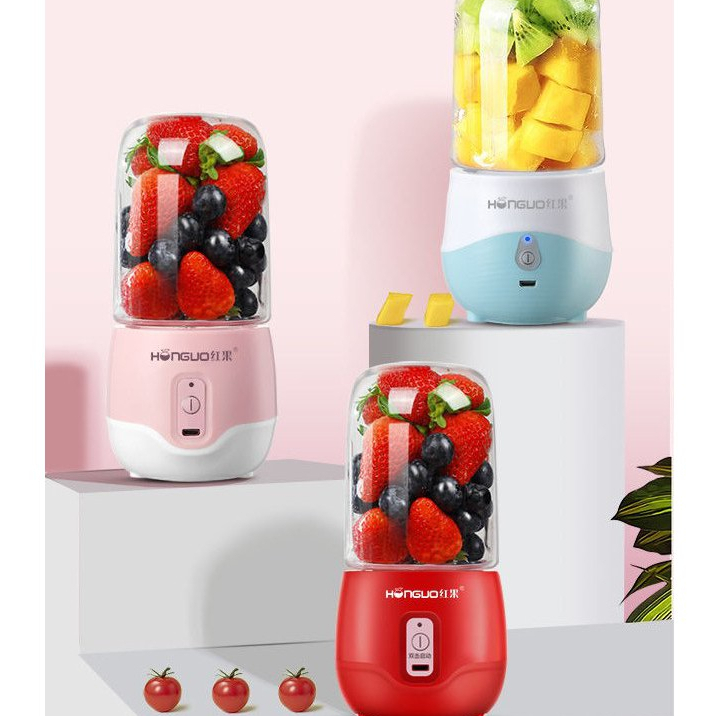 Máy Xay Cầm Tay Mini HuGo - Xay Sinh Tố  Sạc Pin Tích Điện Đa Năng Tiện Lợi