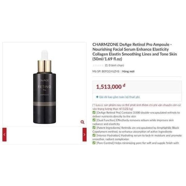 Serum RETINOl CHARMZONE