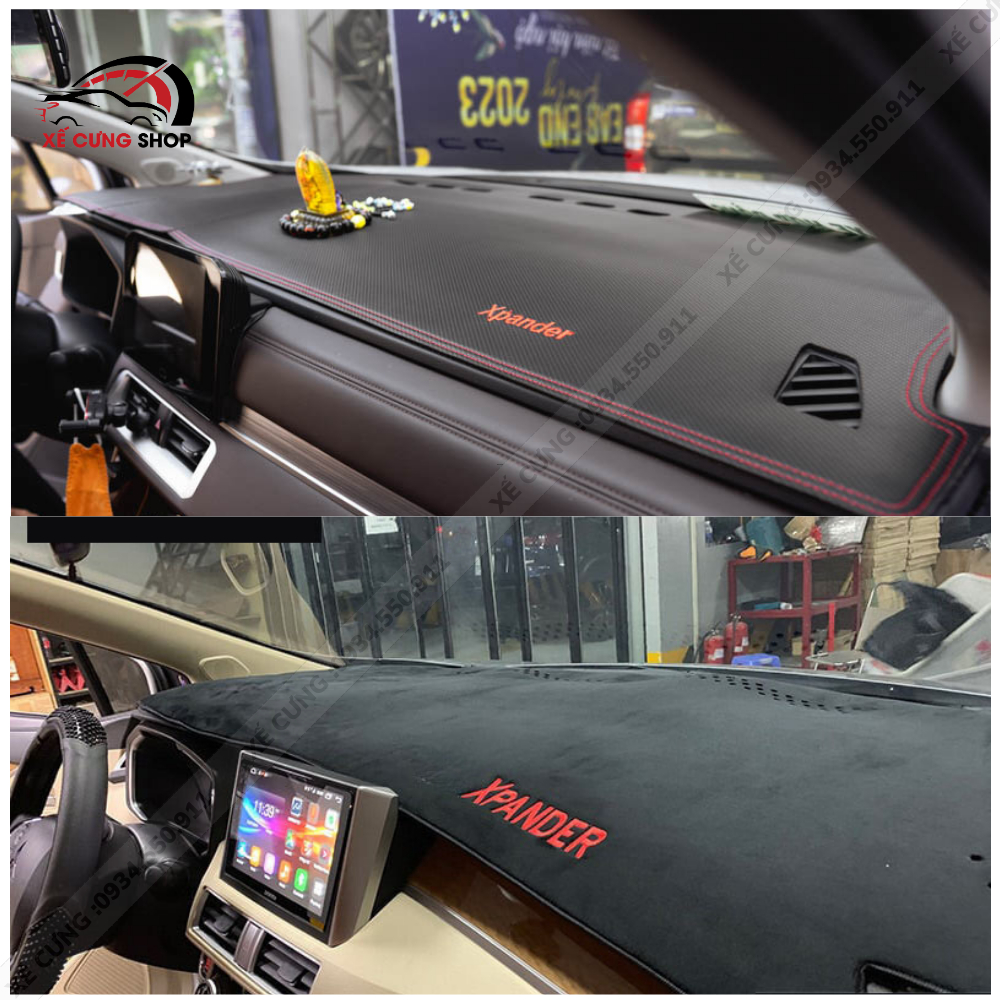 Thảm phủ taplo cho che Mitsubishi Xpander/Xpander Cross 2018-2023 cao cấp chống nắng