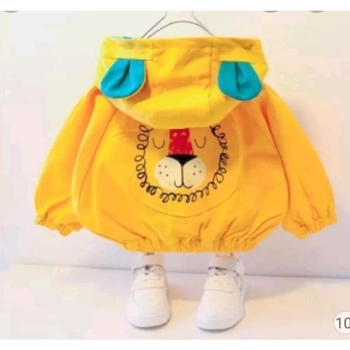 Áo khoác gió kaki cho bé trai và gái A2