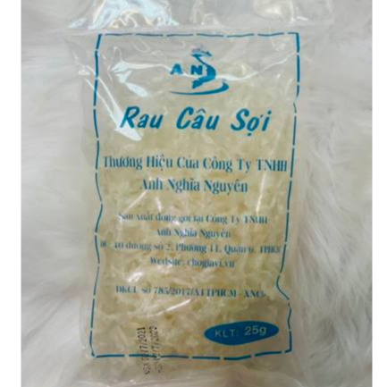 Rau câu sợi ANN dai giòn ngon  - Thương hiệu của Cty TNHH Anh Nghĩa Nguyên