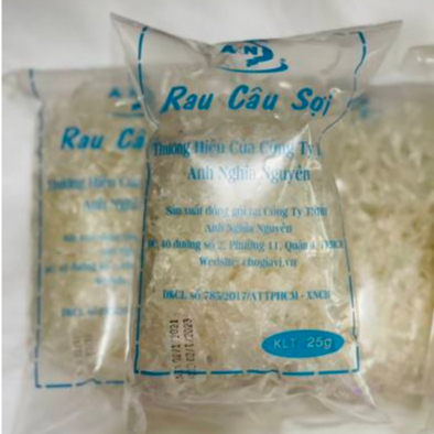 Rau câu sợi ANN dai giòn ngon  - Thương hiệu của Cty TNHH Anh Nghĩa Nguyên