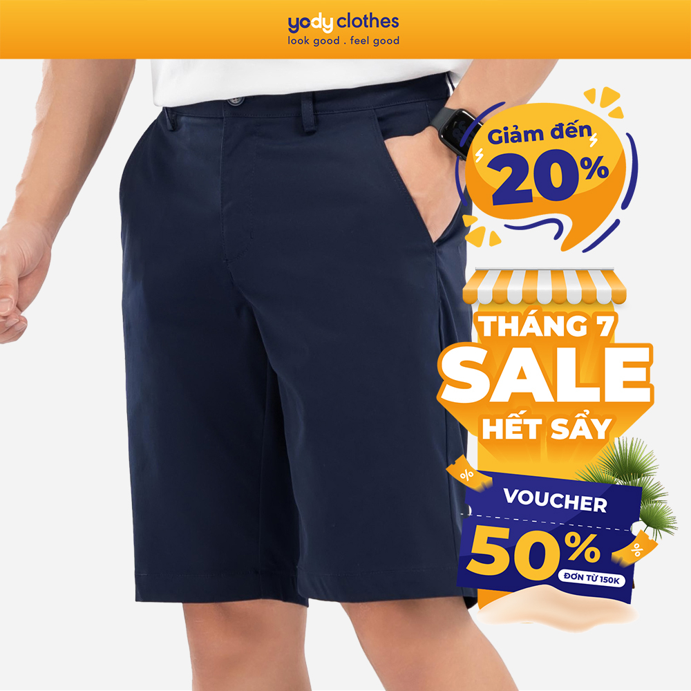 Quần short quần đùi nam thể thao YODY nam tính thoải mái vận động chuẩn form QSM6035