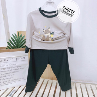 [UALAROGO] Bộ dài tay cài vai cho bé