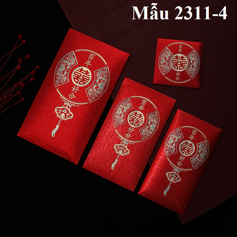 Bao lì xì Hỷ dùng trong bưng quả đám cưới