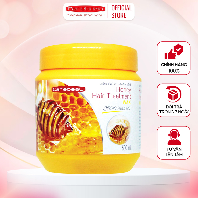 Kem ủ tóc tinh chất mật ong 500ml hiệu Carebeau