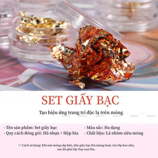 Set giấy bạc trang trí