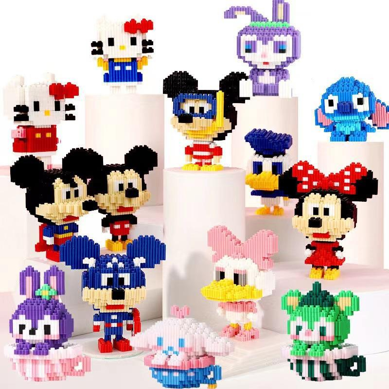Mô hình lắp ráp 3d mini cute Đồ chơi lắp ghép xếp hình động vật phi hành gia cho bé trai bé gái
