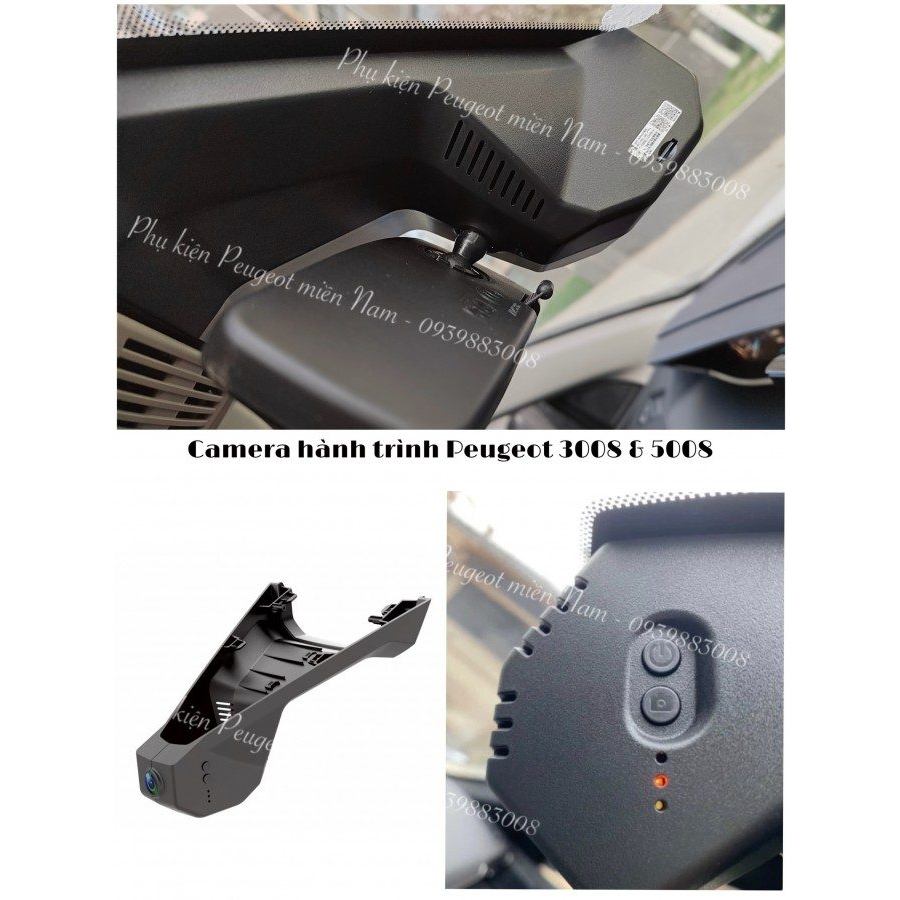 Camera chuẩn xe Peugeot- Lắp Zin chân gương xe Peugeot 3008/ 5008 [Phụ kiện Peugeot miền Nam]