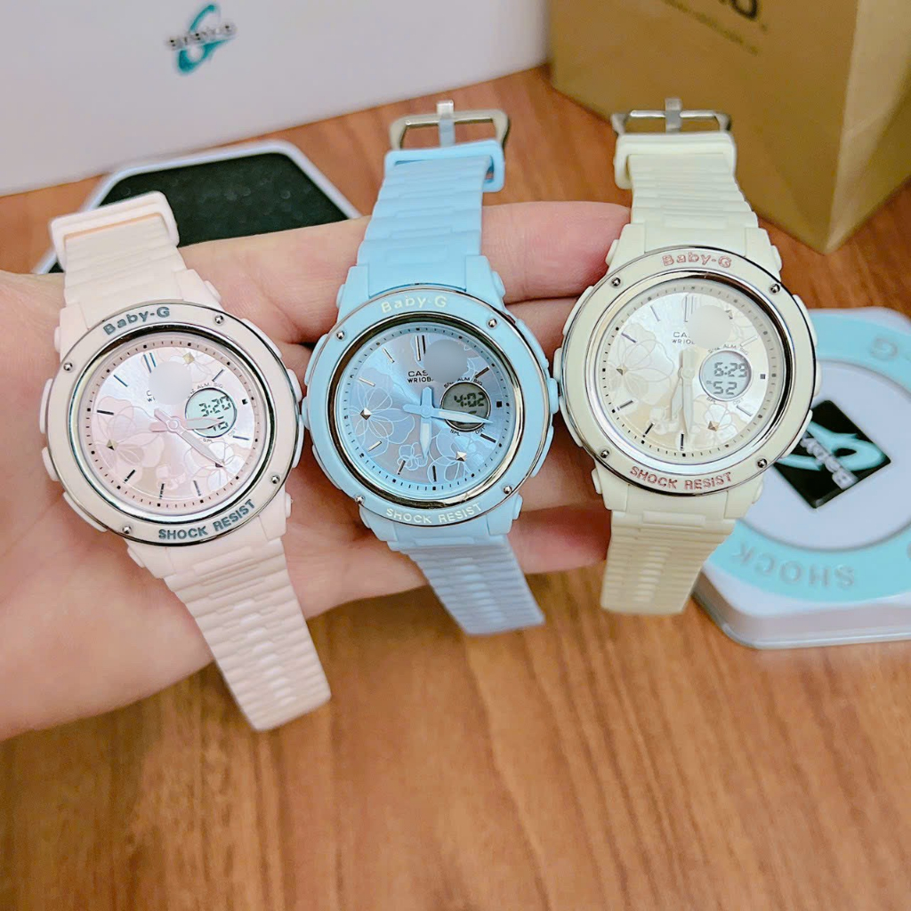 Đồng Hồ Nữ BABY-G, size 40mm, Dây cao su, đồng hồ điện tử, kính cường lực ,chống nước 3atm,thể thao dành cho nữ