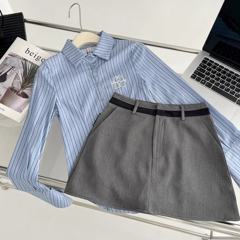 Váy kaki nữ dáng chữ A EL39