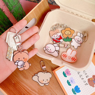 Móc Khóa Mica Hoạt Hình Nhiều Hình Dễ Thương Cute