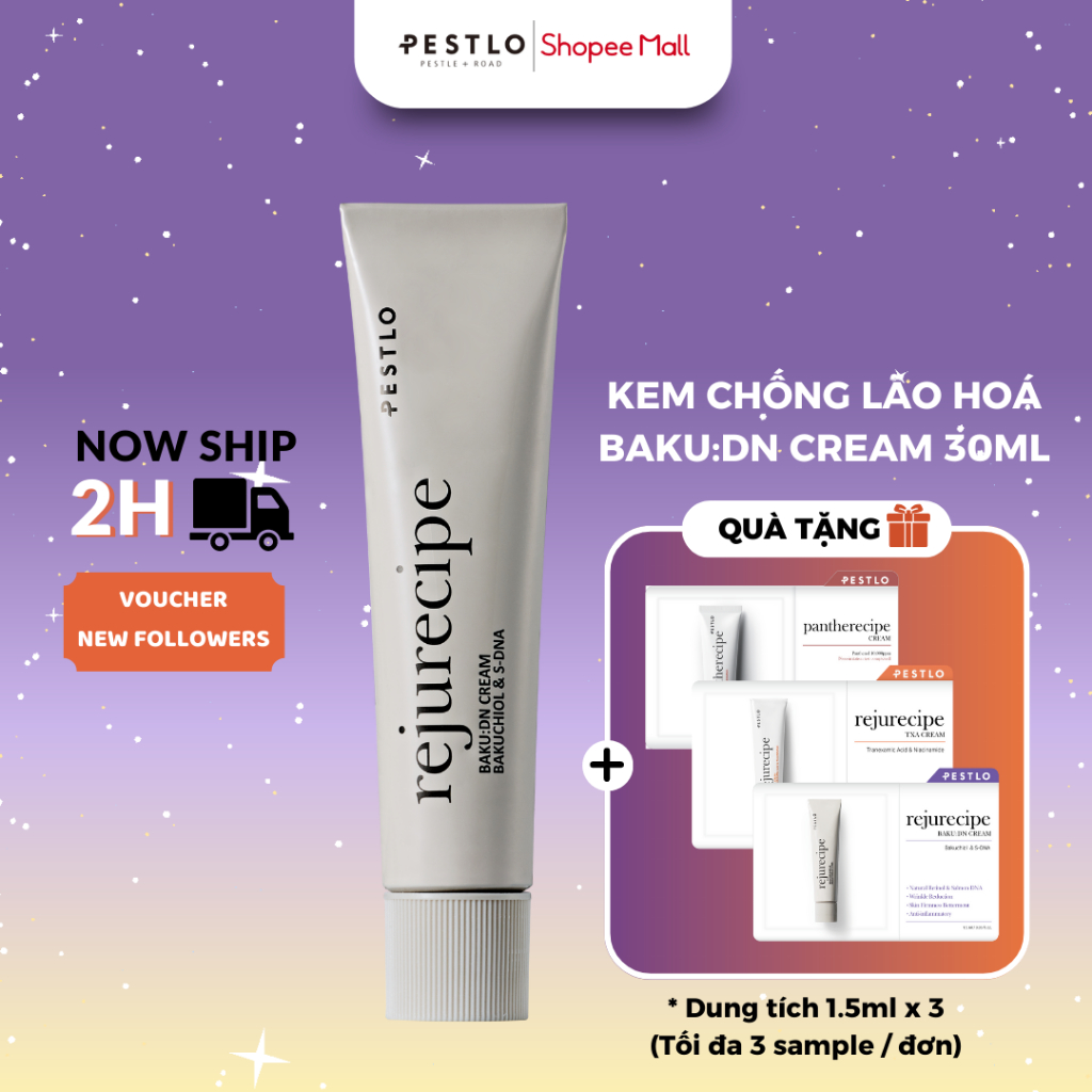 Kem chống lão hoá PESTLO Rejurecipe Baku:dn Cream 30ml