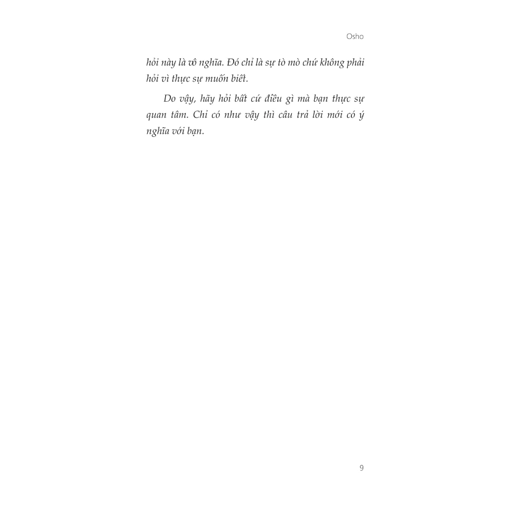 Sách - Osho Tâm Trí Tỉnh Thức, Sự thông thái đến từ cuộc gặp gỡ giữa tâm hồn và lí trí (1980)