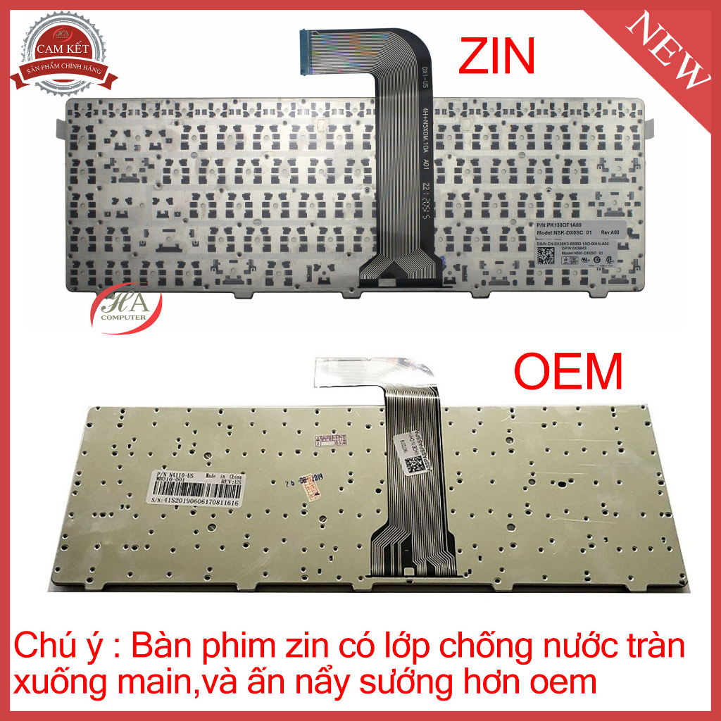 Bàn Phím Dell Inspiron 14R N4110