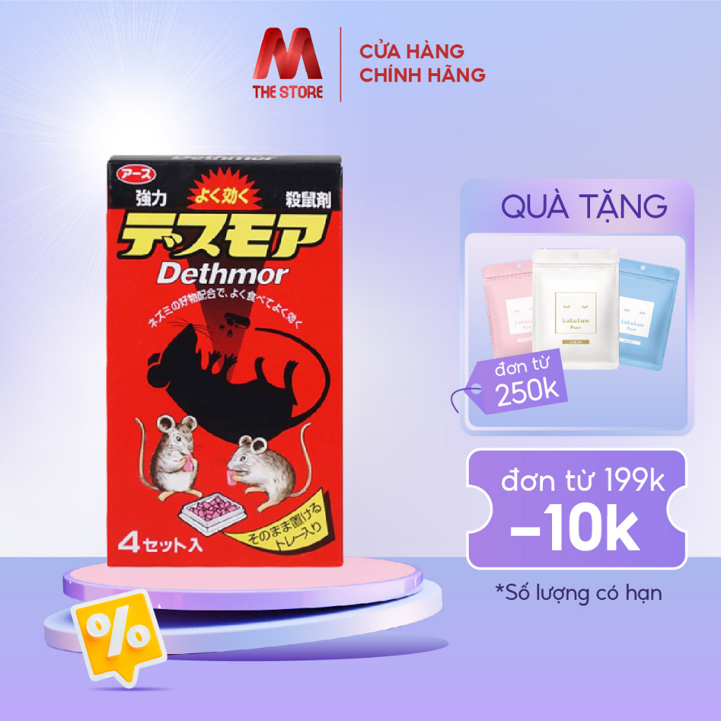 Thuốc diệt chuột Dethmor dạng viên Nhật Bản