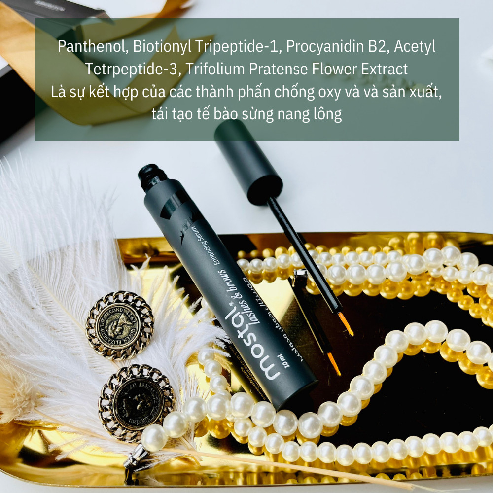 Serum dưỡng mi Mostal Lashes & Browns, Huyết thanh dưỡng kích mọc mi Mostal - CHUSA