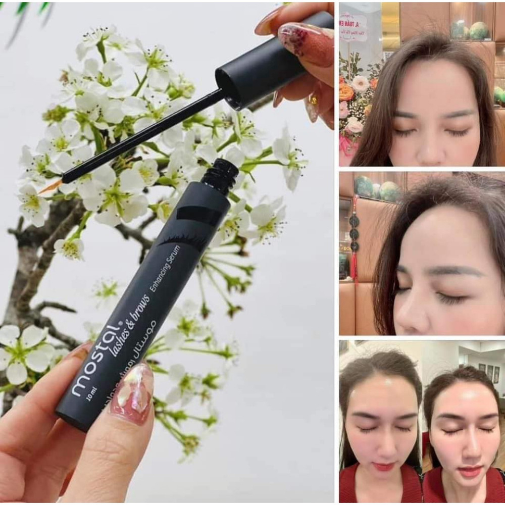 Serum dưỡng mi Mostal Lashes & Browns, Huyết thanh dưỡng kích mọc mi Mostal - CHUSA