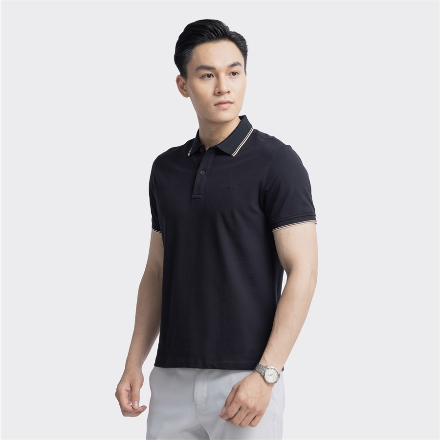 Áo polo ngắn tay ARISTINO phom suông nhẹ, chất cotton mềm mại, thoáng khí - APS035S3
