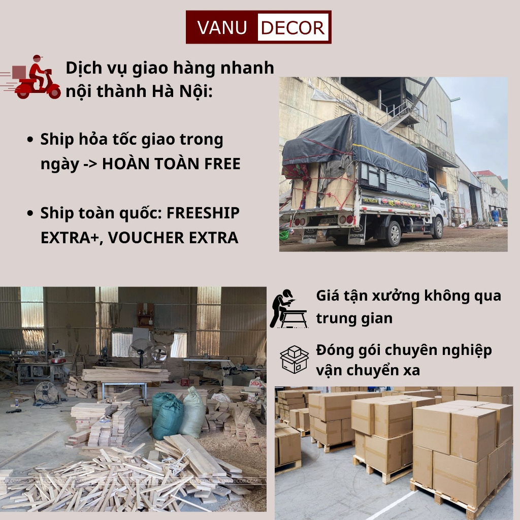 Bàn ăn gấp gọn thông minh VANU DECOR có bánh xe di chuyển tiện lợi  BA090