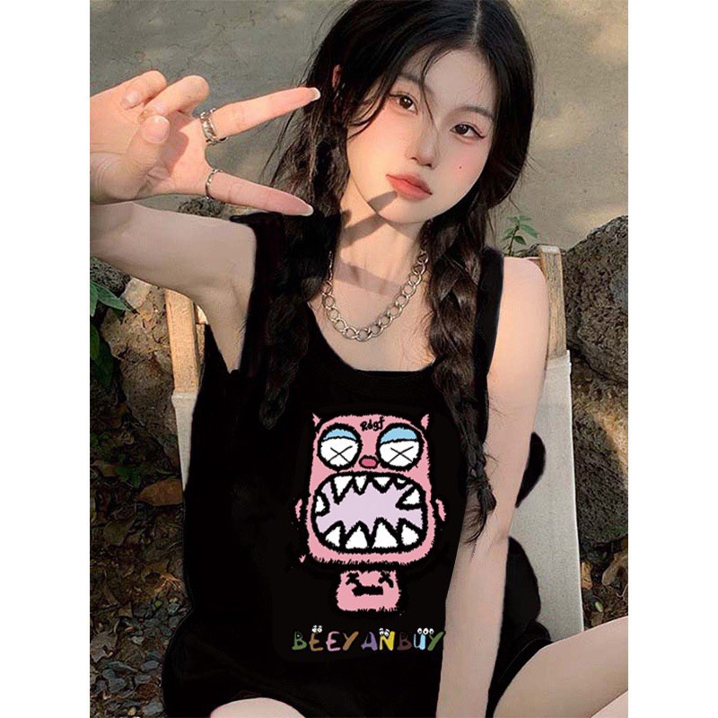 Áo 3 lỗ hoạt hình hồng BEEY TTA855