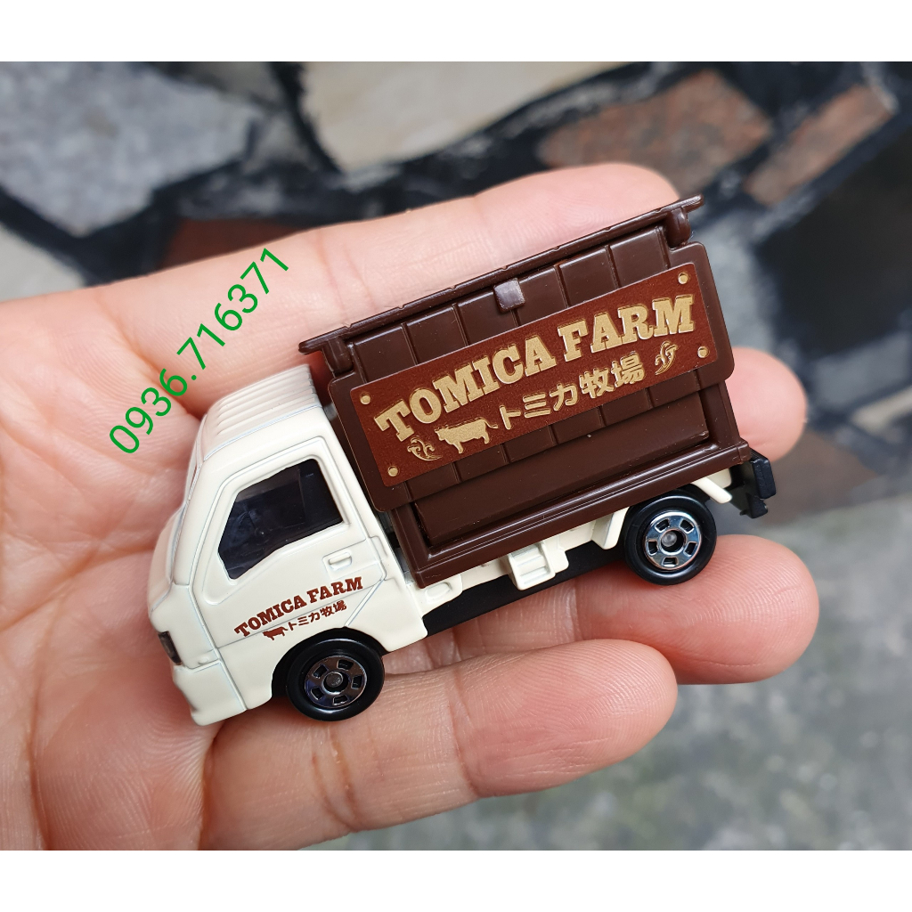 Mô hình tĩnh tomica Nhật Bản - xe bán hàng Tomica Farm mở được cửa