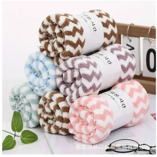 Khăn Mặt, Khăn Cuộn Sóng Hàn Quốc (30x30 vs 30x50) Kẻ Sóng, Siêu Dày, Mềm Mịn, Thấm Hút Cực Tốt(Teon.vn)