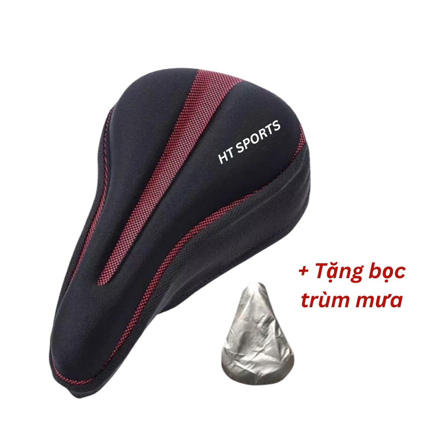 Bọc Yên Xe Đạp BIKEBOY SIÊU DÀY ÊM ÁI THOÁNG KHÍ - Sản phẩm được TẶNG KÈM TÚI CHÙM MƯA YÊN XE