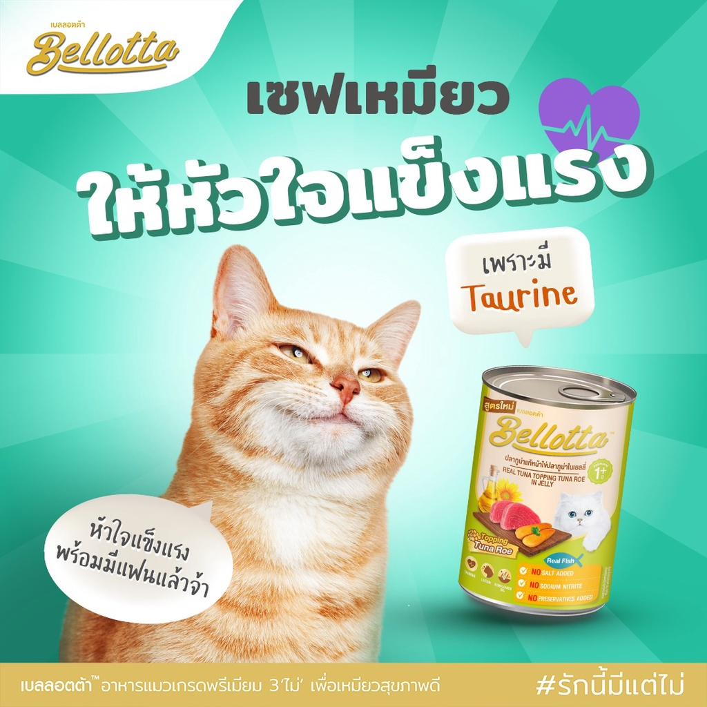 Pate Bellota Cho Mèo Trưởng Thành, Lon 400gr, Thức Ăn Cho Mèo Nhập Khẩu Thái Lan - LeoPet