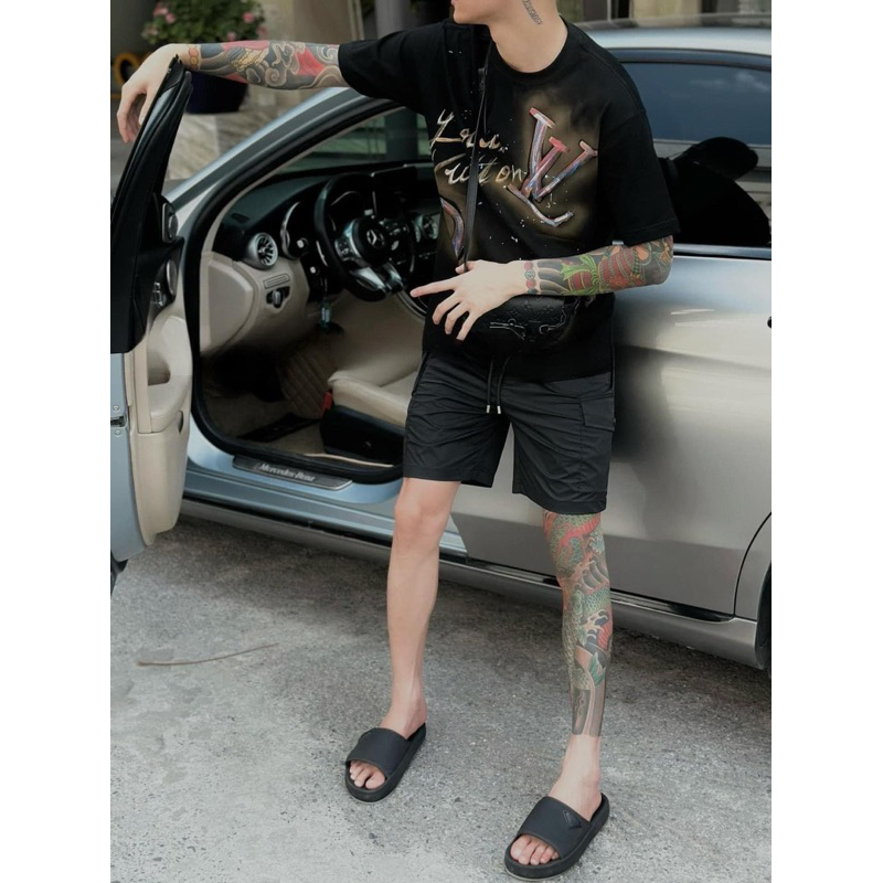 Áo thun Lv mã mới siêu hot hàng qc 1 full tag mac hàng new