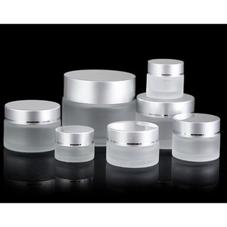 Hũ thuỷ tinh 50g mờ nắp vàng, nắp bạc, nắp đen