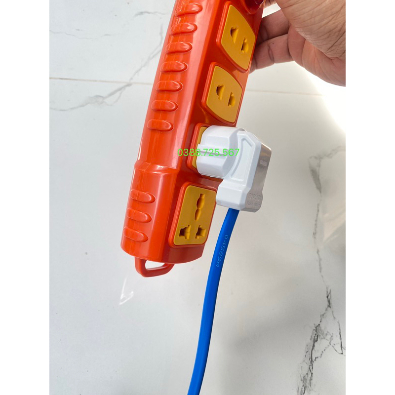 Phích Cắm Điện Dây Gập Vuông Góc Siêu Chịu Tải P3000W-G1 SOPOKA