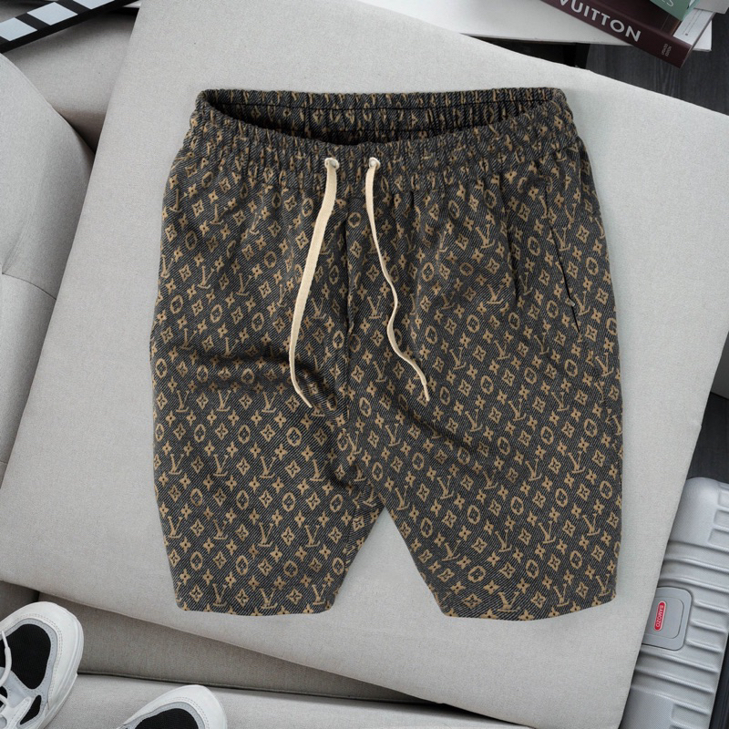 Quần Đùi Nam Dio L.V Chất Umi Vải Dệt Dày Dặn