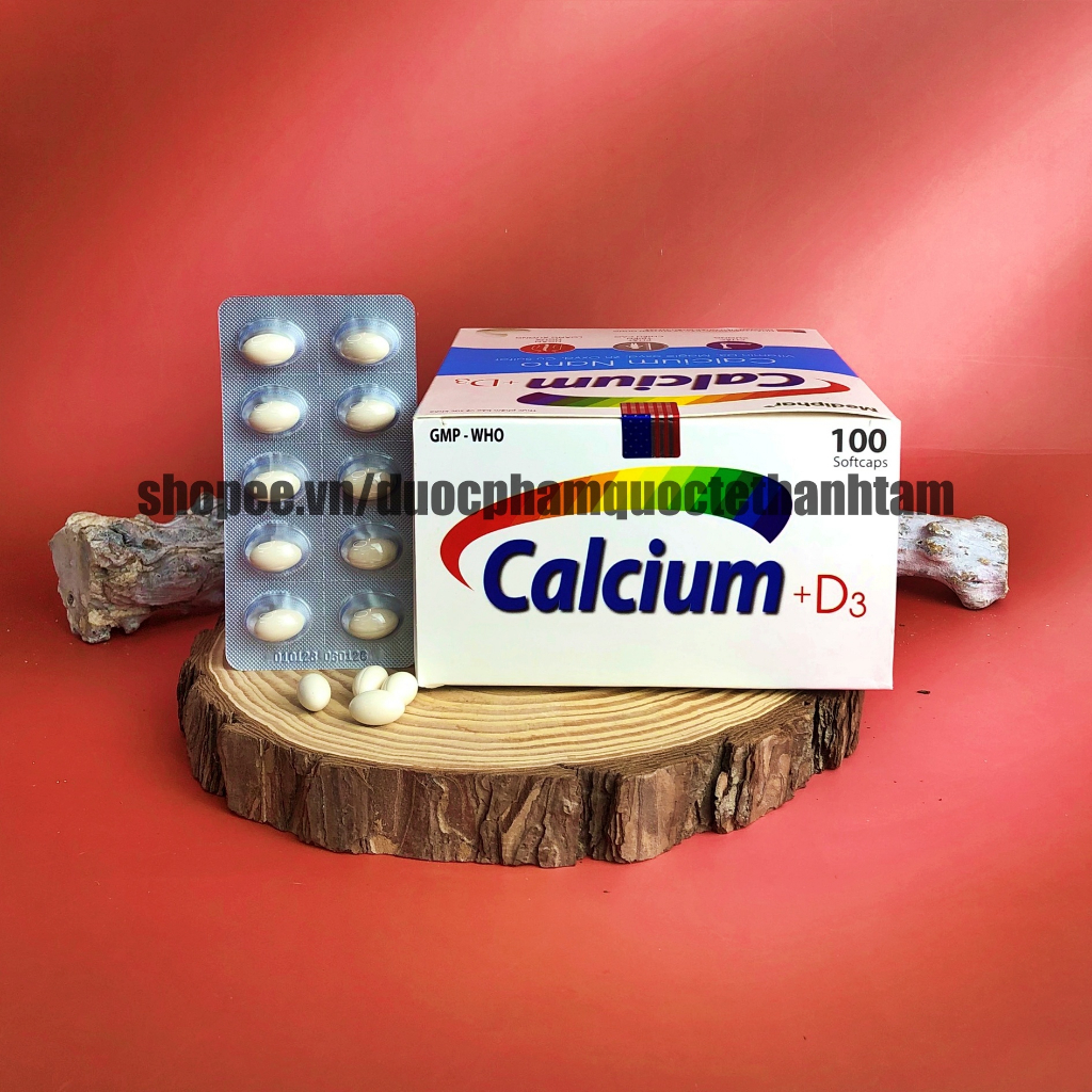 Viên uống ALCIUM NANO LIQUID bổ sung canxi, vitamin và các khoáng chất cần thiết – Hộp 100 viên