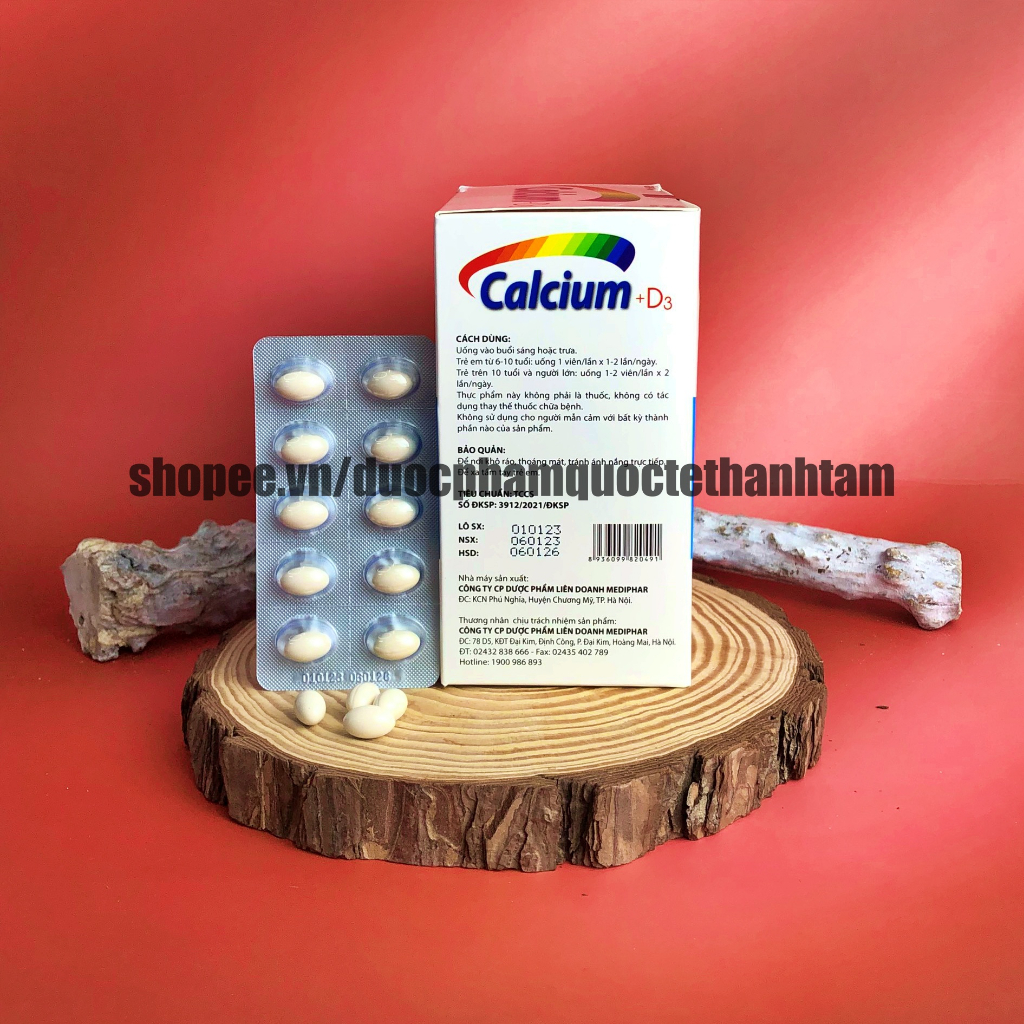 Viên uống ALCIUM NANO LIQUID bổ sung canxi, vitamin và các khoáng chất cần thiết – Hộp 100 viên