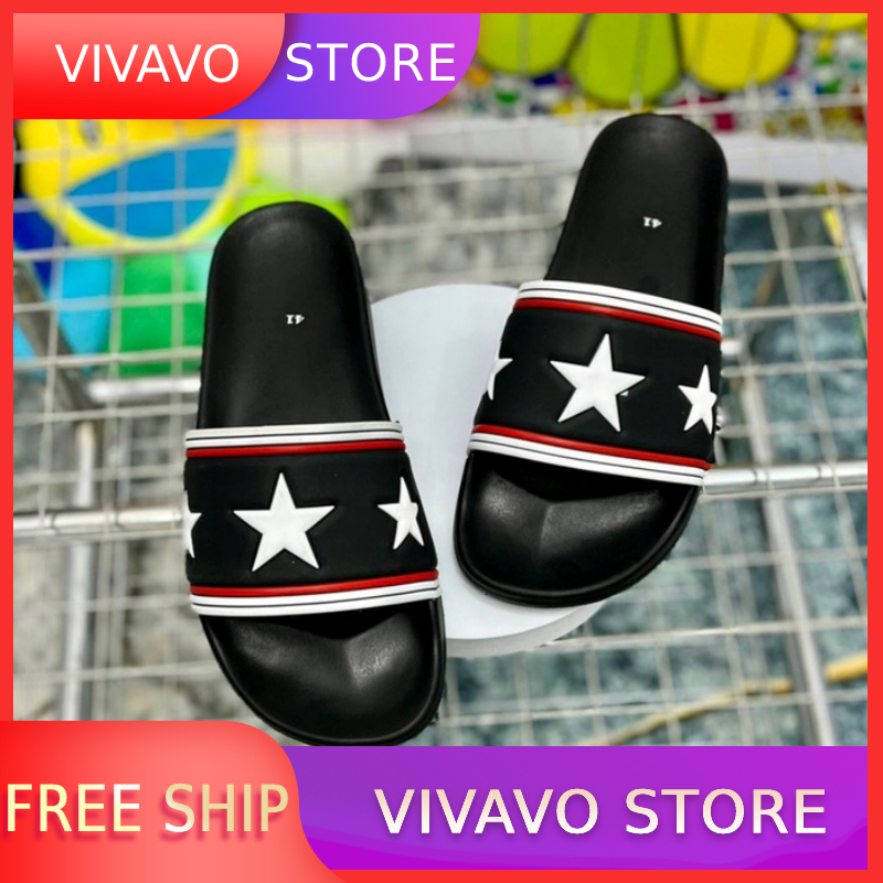 Dép nam quai ngang 3 ông sao cao cấp 2023