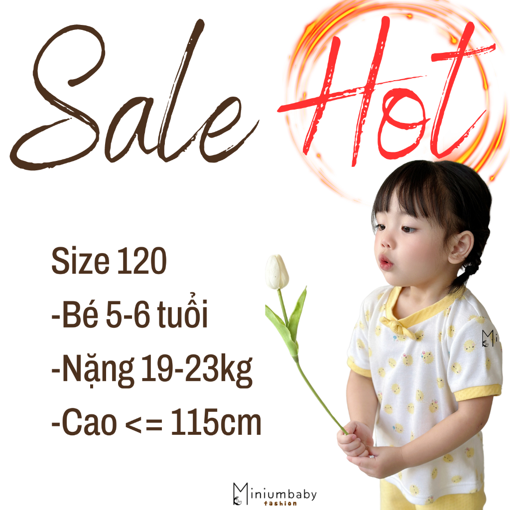 Sale các set bộ đồ cho bé trai, bé gái size 120, flashsale quần áo trẻ em mùa hè/thu/đông Miniumbaby