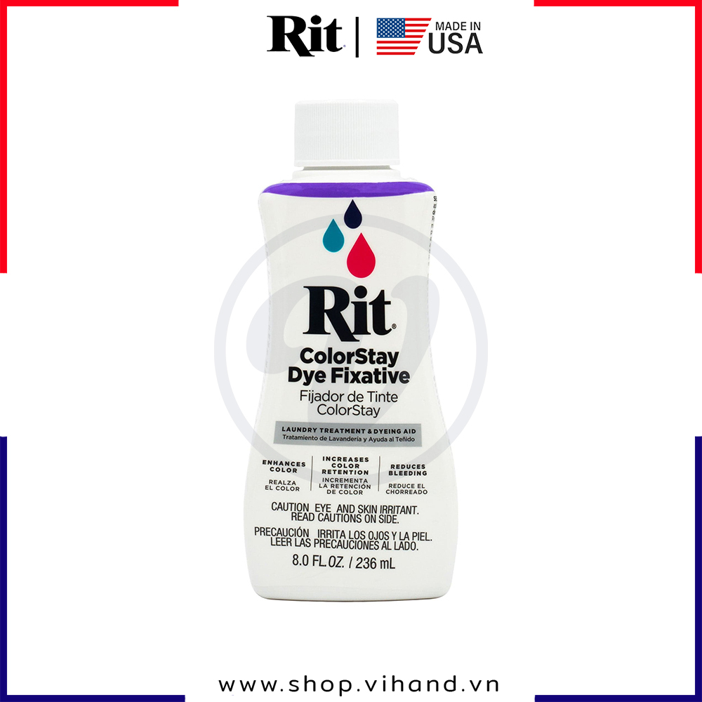 Dung dịch khóa màu & làm bền màu nhuộm Rit ColorStay Dye Fixative - 236ml