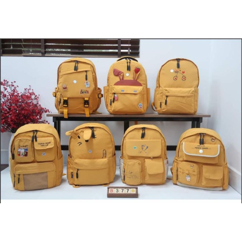 Giảm Giá thanh lí Balo màu vàng mã B377