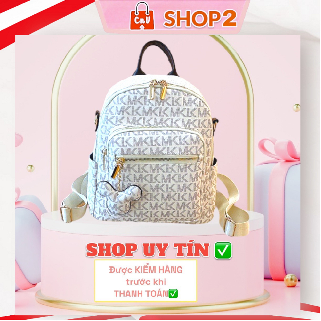 Balo thời trang, balo đi học và đi du lịch chữ M.iK Size 30 To thời trang đựng được nhiều đồ