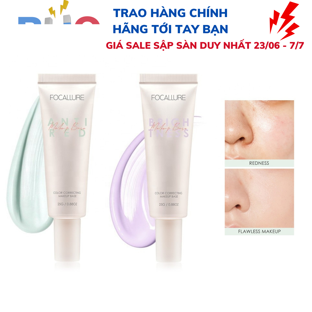 Kem lót FOCALLURE dưỡng ẩm làm sáng da lâu trôi 25g FA166