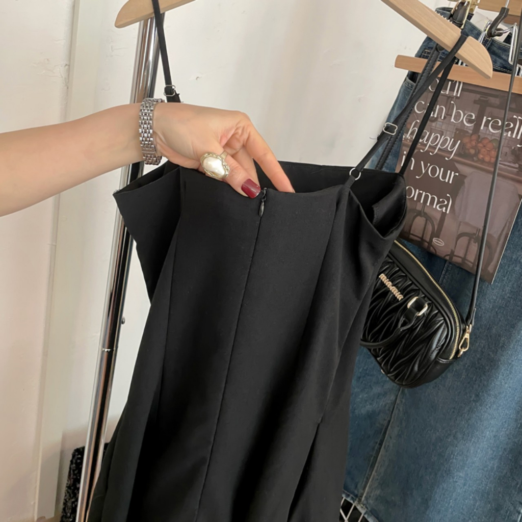 Đầm 2 dây BIGSIZE đi biển dự tiệc Phong Cách Hàn Quốc  siêu hotrend cho nàng mũm mĩm