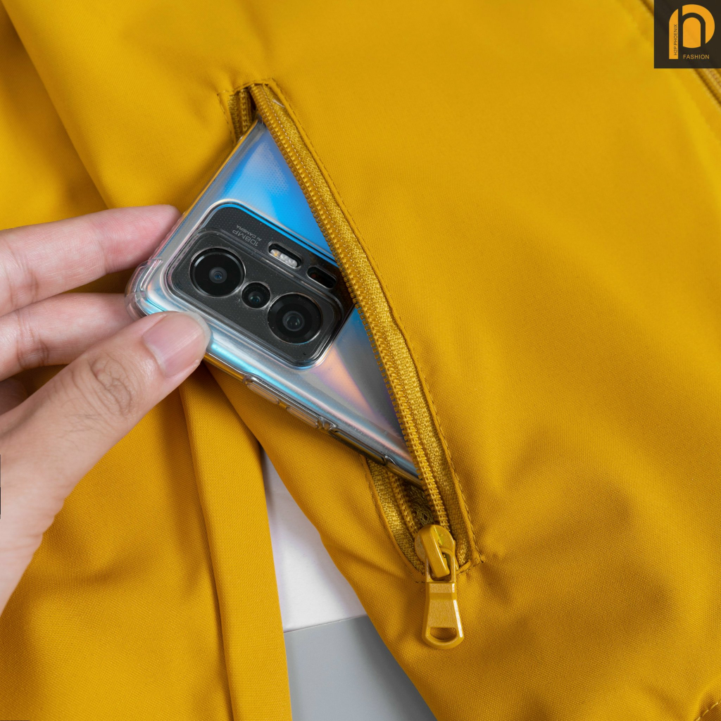 Áo khoác gió nữ 2 lớp tráng bạc chống nước,2 túi khóa, có mũ hàng cao cấp thương hiệu Azila - G51 | BigBuy360 - bigbuy360.vn