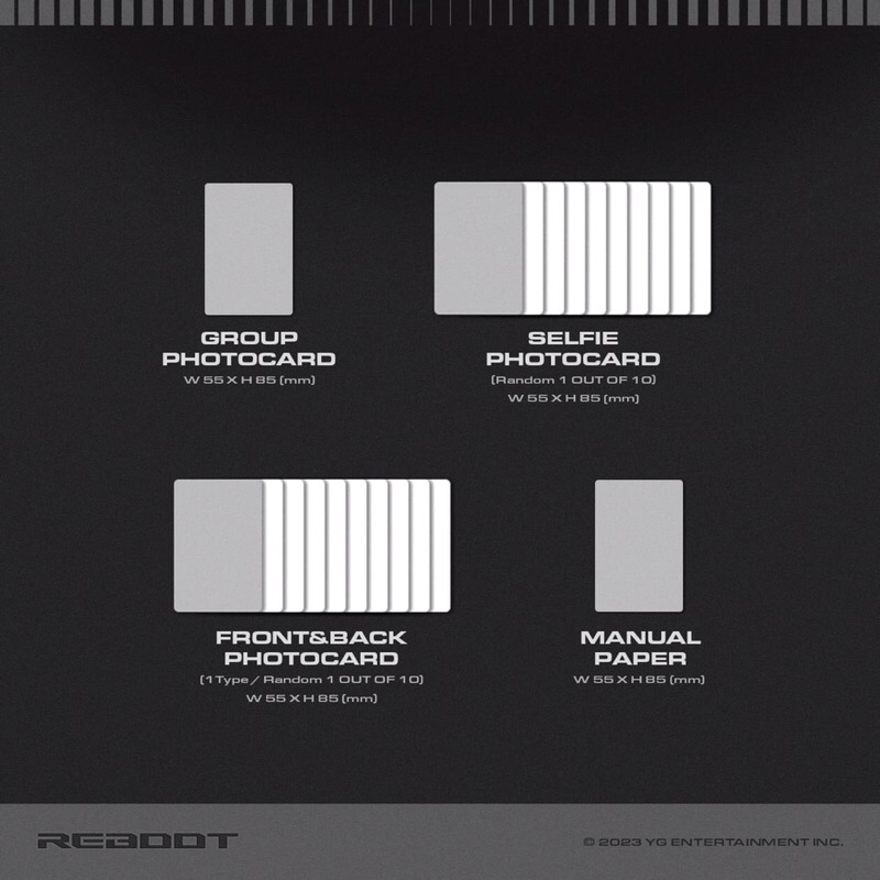 TAG ALBUM REBOOT TREASURE KÈM POB