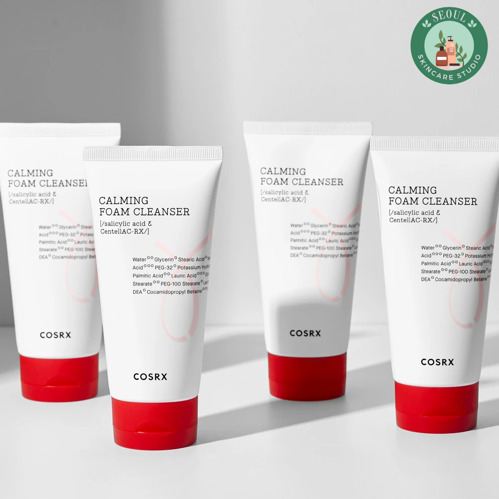 Sữa Rửa Mặt Cosrx AC Collection Calming Foam Cleanser 150ml Cho Da Dầu, Mụn, Nhạy Cảm