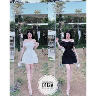 Bigsize đầm ren trễ vai d112a