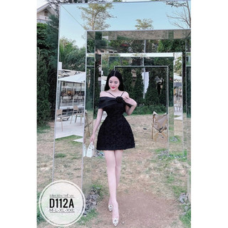 BIGSIZE Đầm ren trễ vai D112A